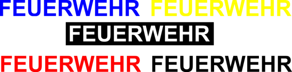 Feuerwehr Aufkleber